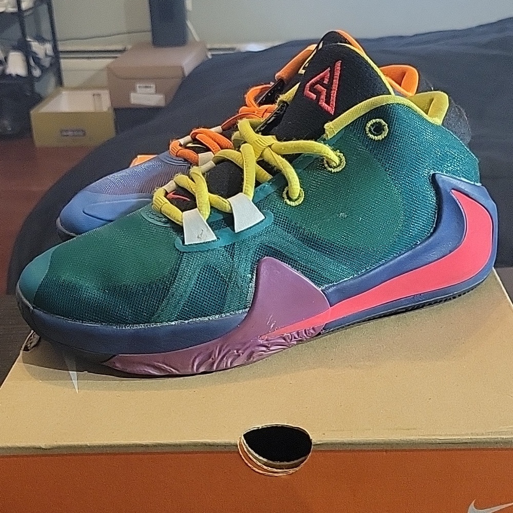 Nike Zoom Freak 1 GS (SE) "What The" (2020) Boys 5Y Girls 6.5 EUC - Picture 2 of 10